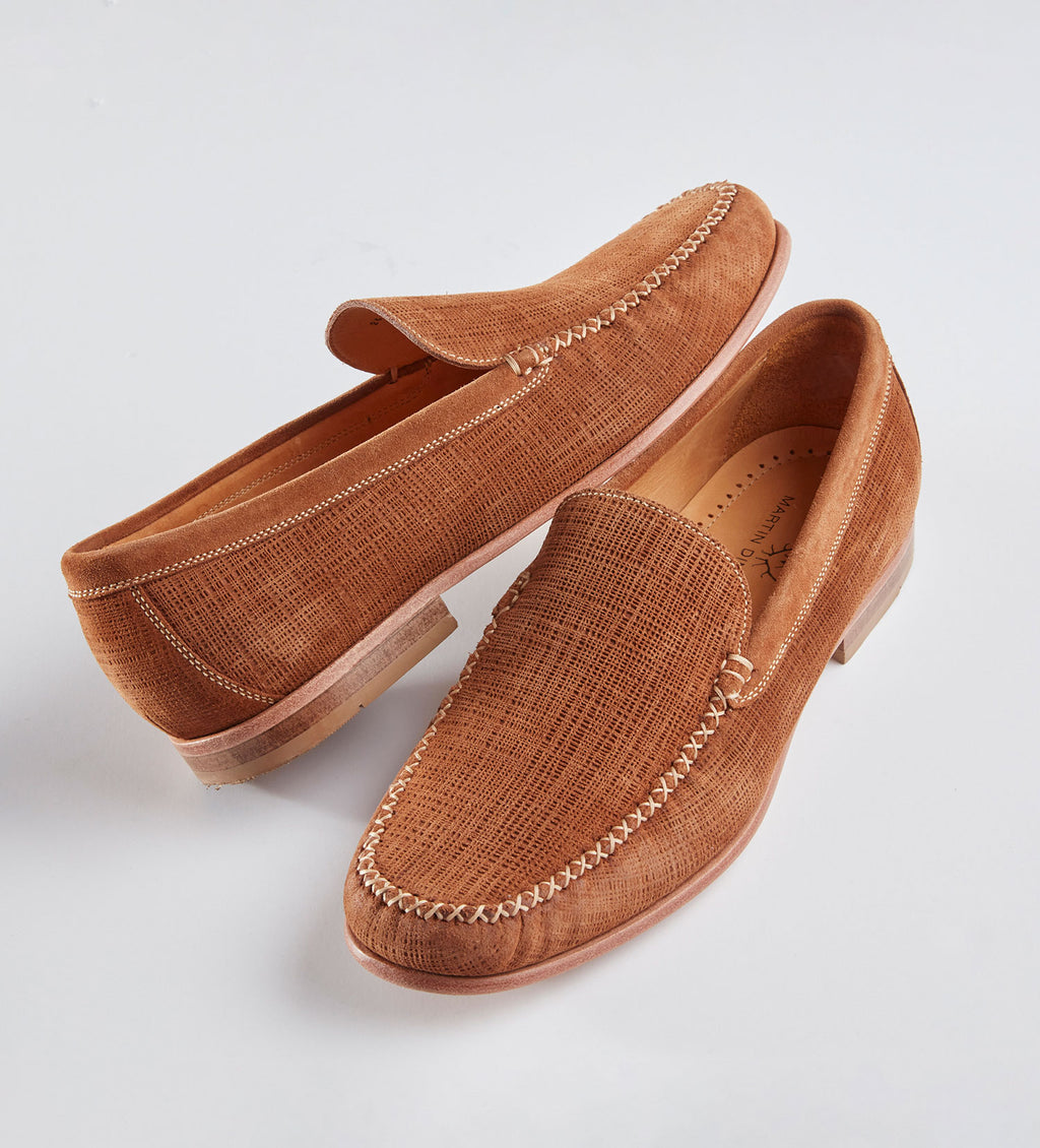 Martin Dingman Country Club Venetian Slip-Ons - Whiskey  display picture 1