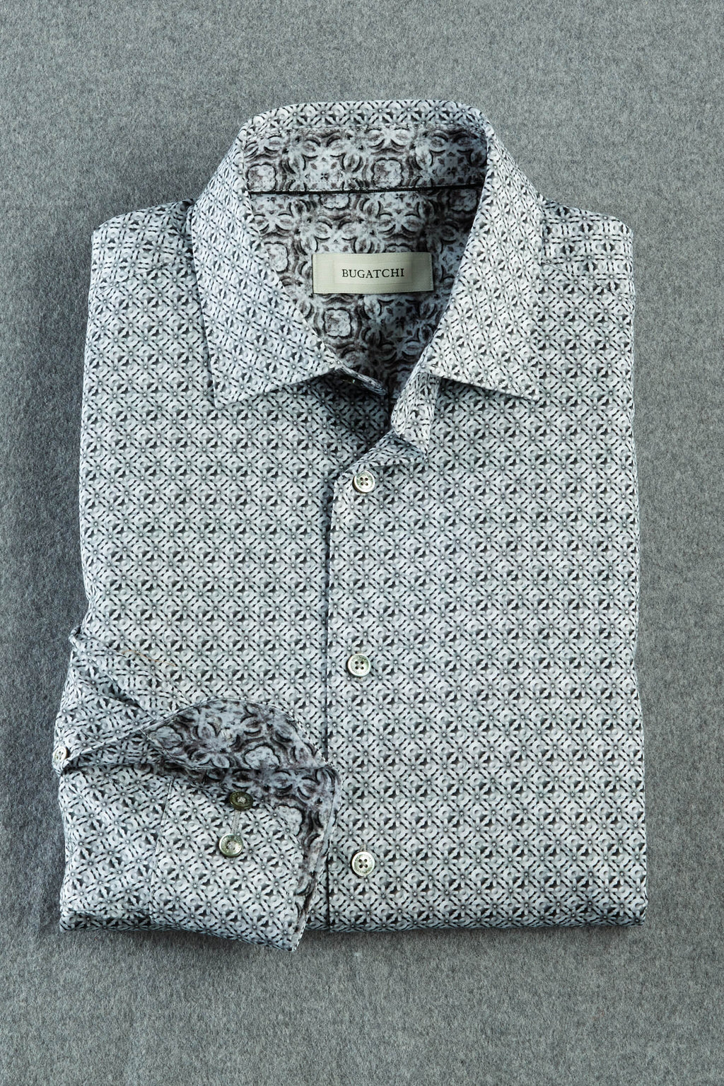 Bugatchi -OOOHCOTTON JAMES LS SHIRT - Cobalt main image 1