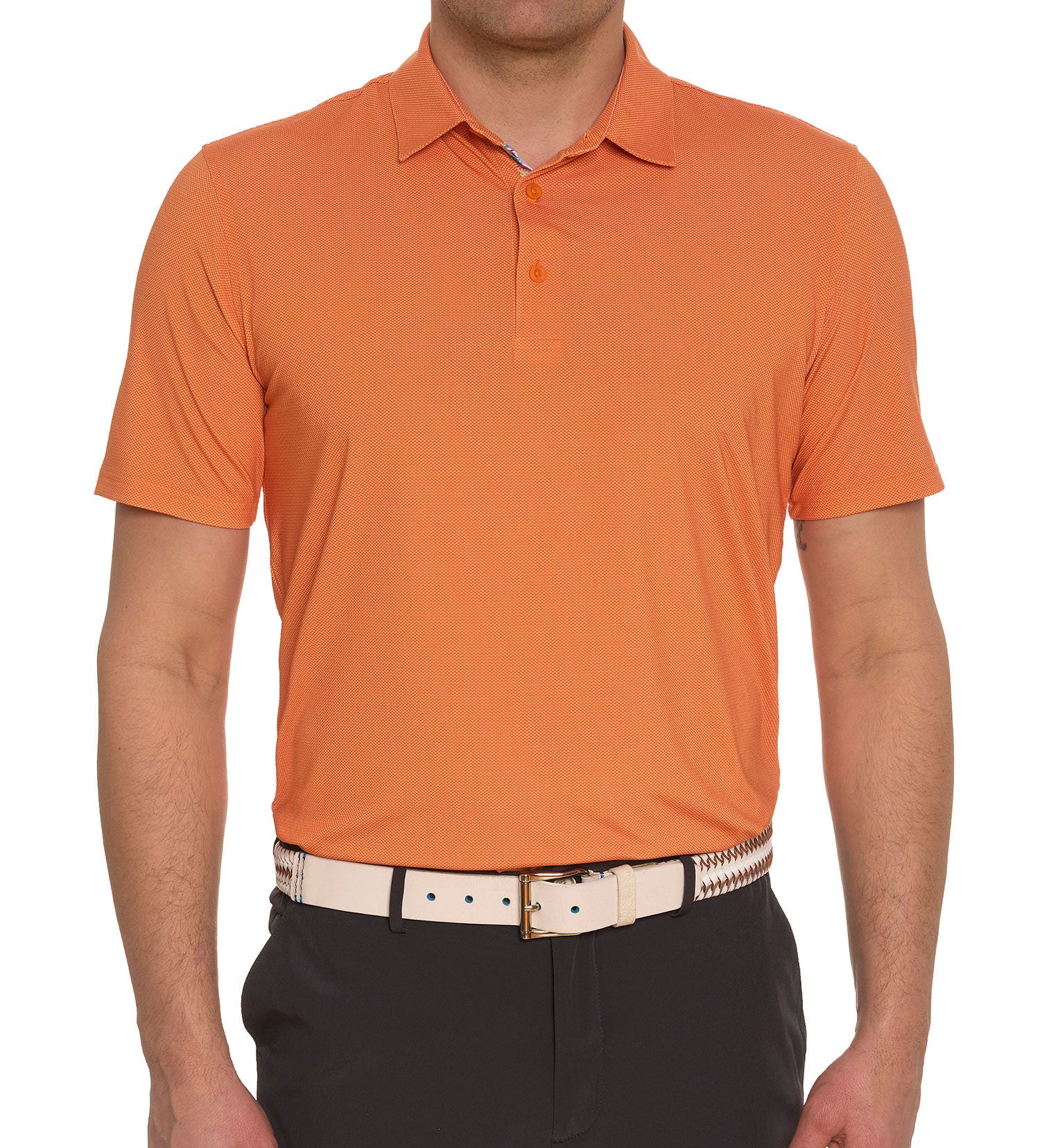 robert graham orange shirt