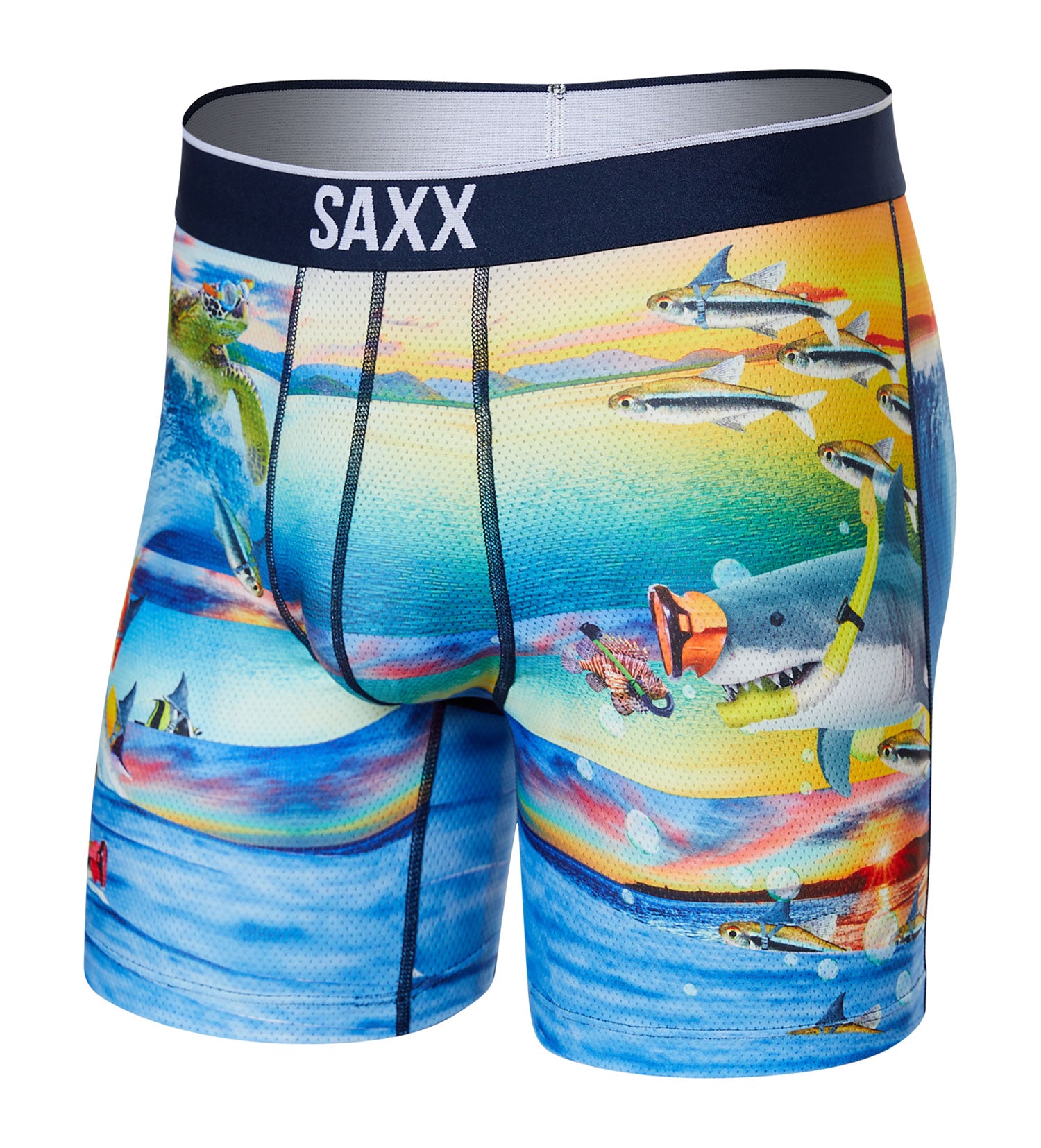 Saxx Men's Underwear – Volt Boxer Briefs with Built-in Ballpark Pouch  Support – Workout Underwear for Men, Core, Medium