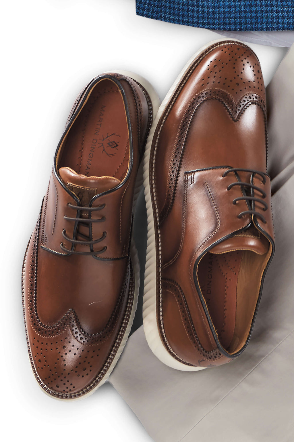 Martin Dingman Countryaire Saddle Wingtip Shoe – Patrick James display picture 1