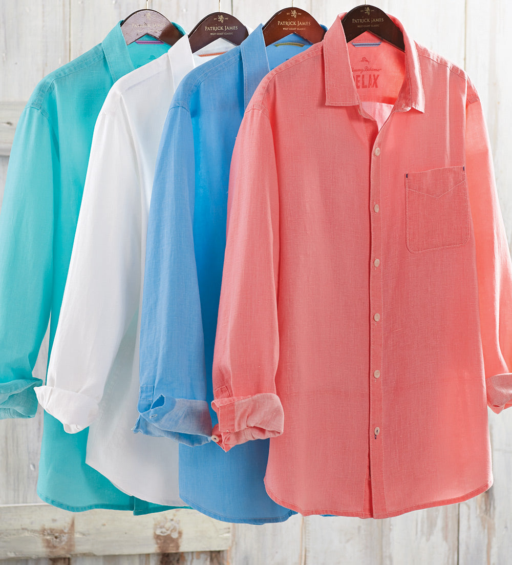 Tommy Bahama Seaglass Long Sleeve Breezer Sport Shirt