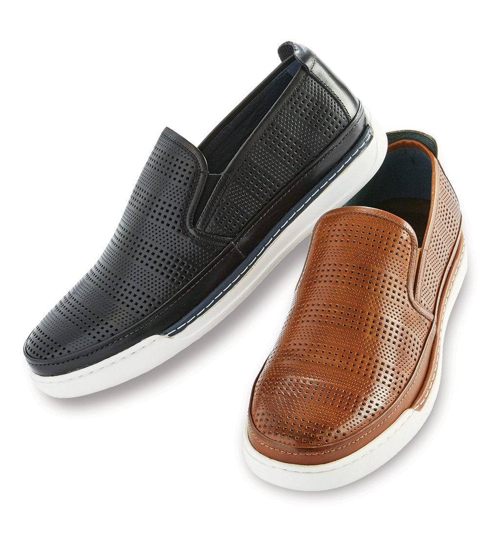 Robert Graham Perforated Slip-On Shoes