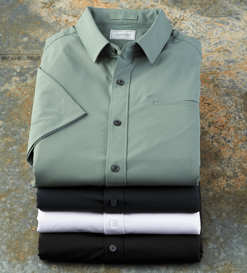 Men's 7 Diamonds Grant Shirt, Navy, M