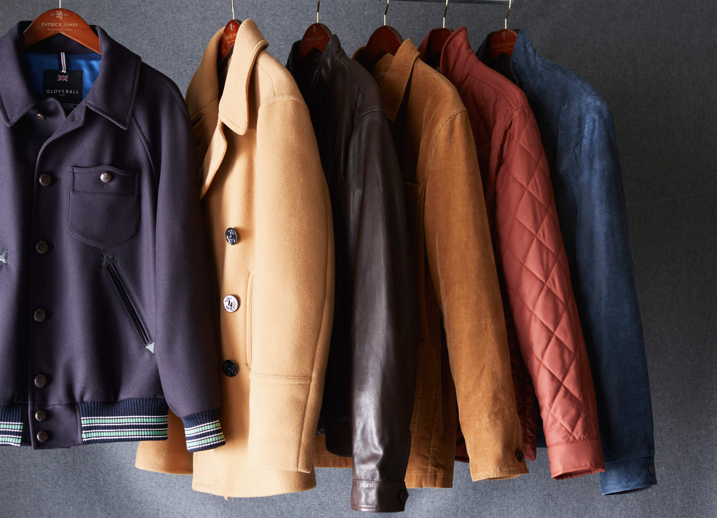 Patrick James Houndstooth Wool Soft Coat