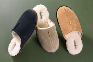 Olukai Ku'Ono Suede Shearling Slipper