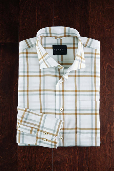 最終値下　TIME IS ON DOUBLE WINDOWPANE shirt 10_18340_F25_fea1ce8a-efec-
