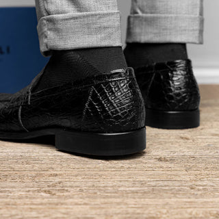ROMA Crocodile Penny Loafer