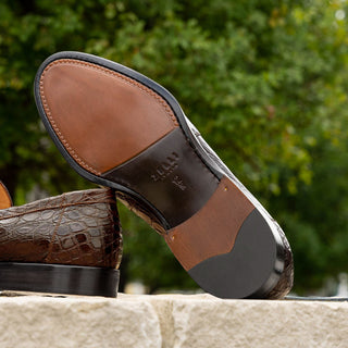 ROMA Crocodile Penny Loafer