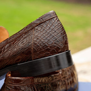 ROMA Crocodile Penny Loafer