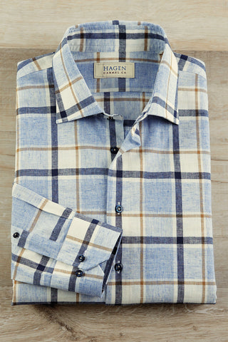 Bugatchi Long Sleeve Multi Circles Shirt