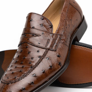 ROMA Ostrich Quill Penny Loafer