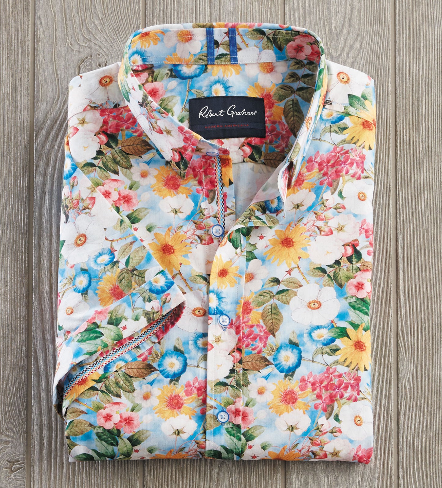 Robert Graham Taton Floral Short Sleeve Shirt
