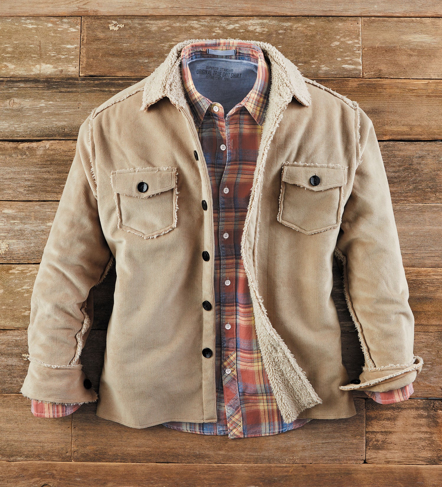 True Grit Luxe Cord Jacket - Main Image