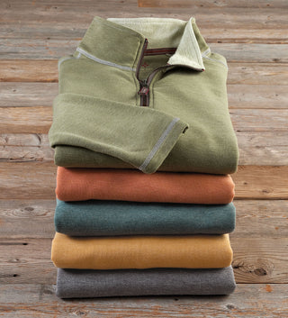 True Grit Fleece Mock Quarter Zip