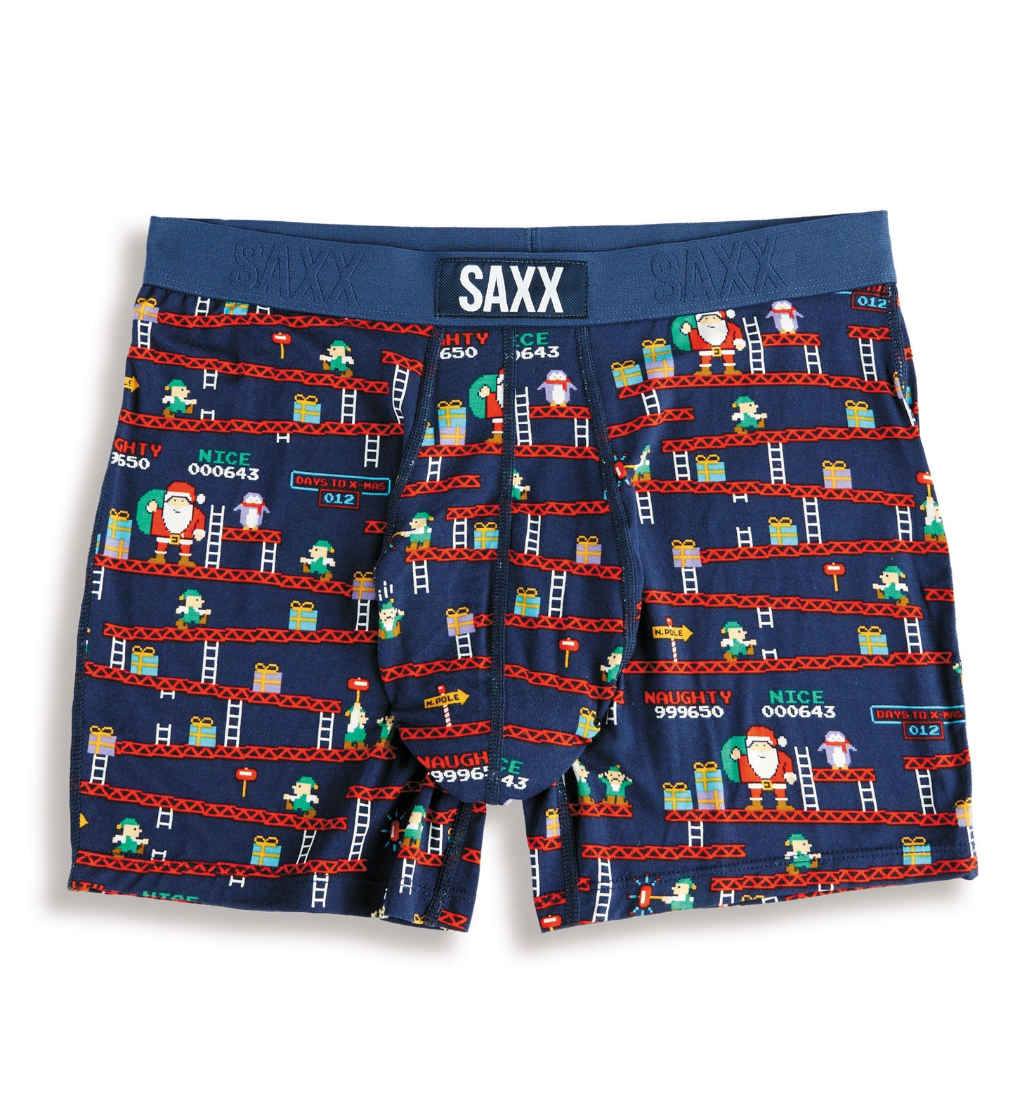 SAXX Vibe Santa's Workshop Boxer