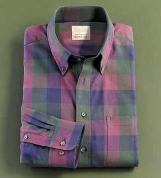 Viyella Green Check Shirt