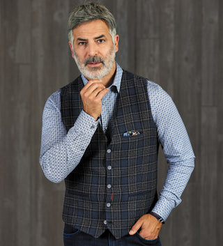 A Fish Named Fred Glen Plaid Vest