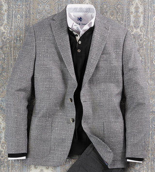 Patrick James Grey Melange Sport Coat