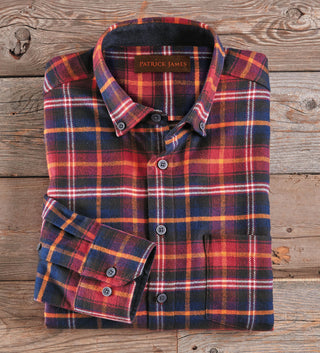 Patrick James Plaid Flannel Shirt