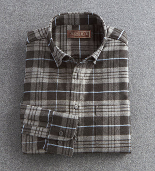 Reserve Ceramica Plaid Long Sleeve Shirt