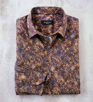 Bugatchi Abstract Print Shirt