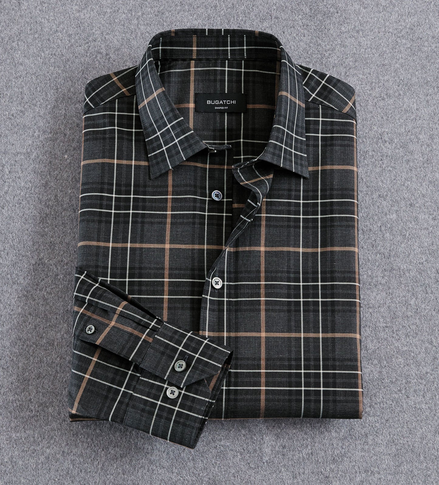 Bugatchi Plaid Long Sleeve Shirt – Patrick James