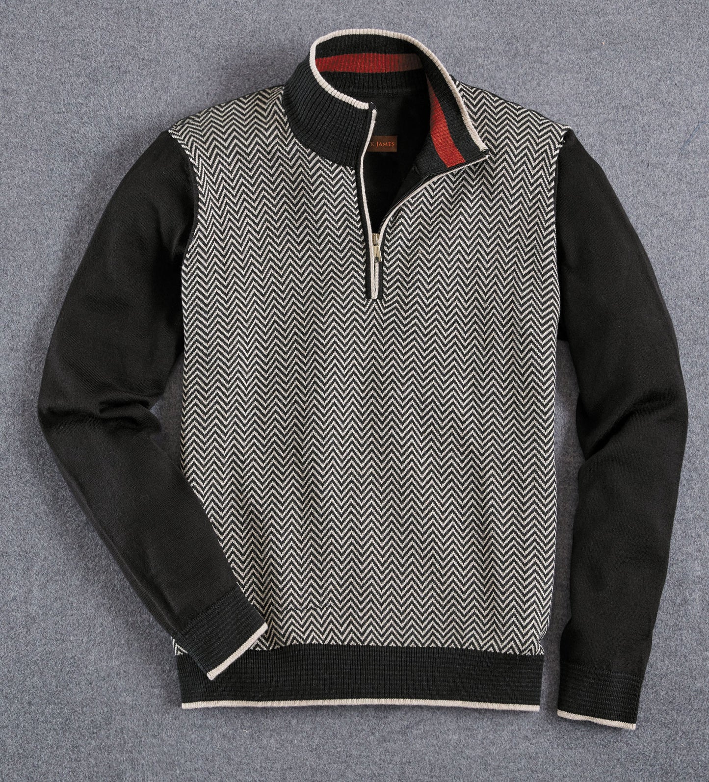 Patrick James Herringbone Sweater