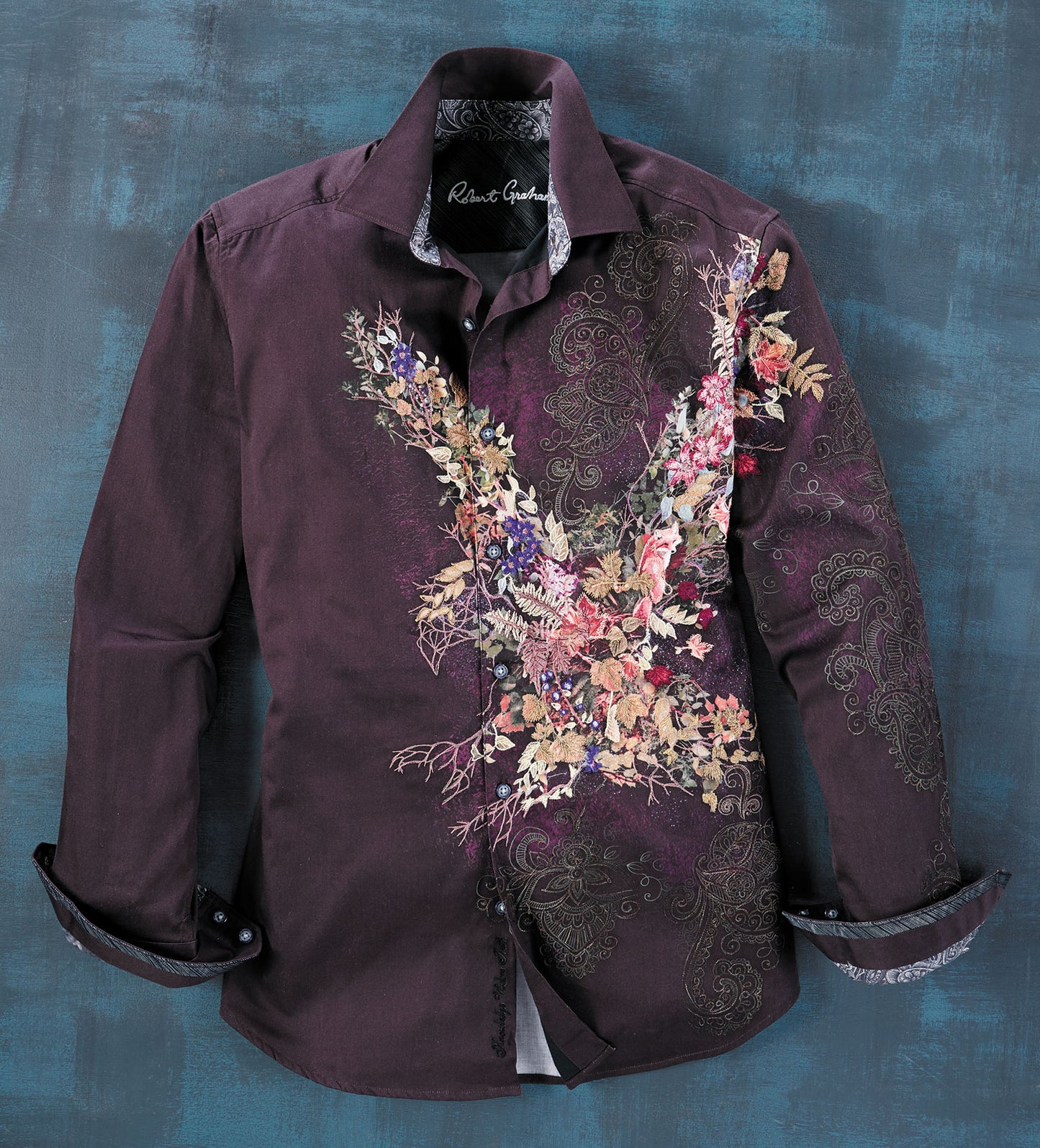 Robert Graham Long Sleeve Amiara Eagle Embroidery Shirt