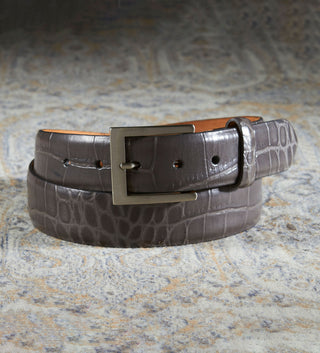 w.kleinberg Crocodile Embossed Belt