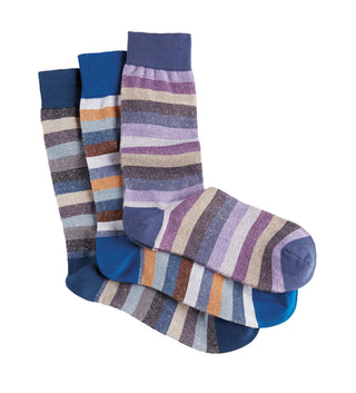 Marcoliani Tonal Stripe Socks