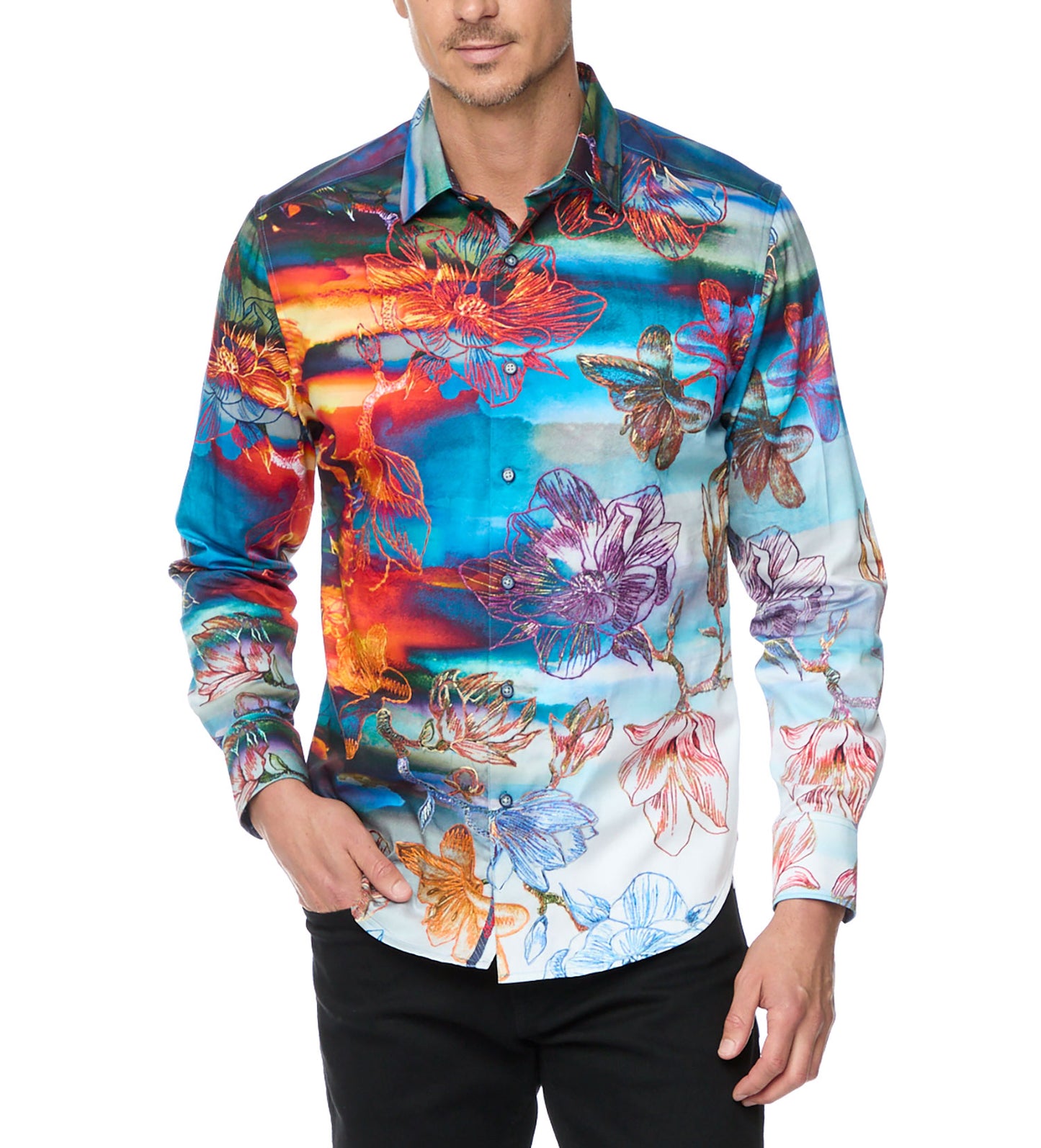 Robert Graham Inverness Embroidered Shirt