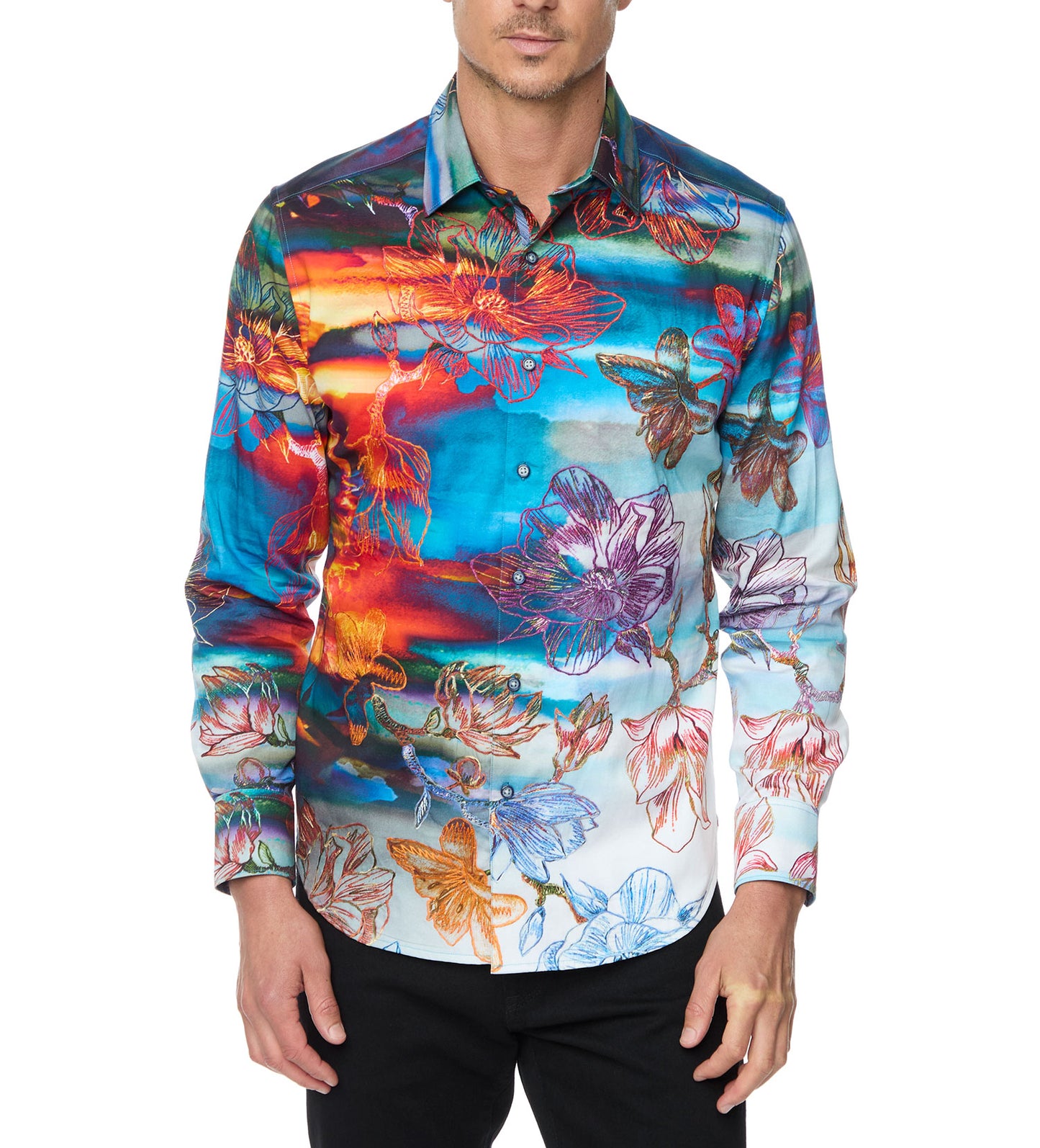 Robert Graham Inverness Embroidered Shirt