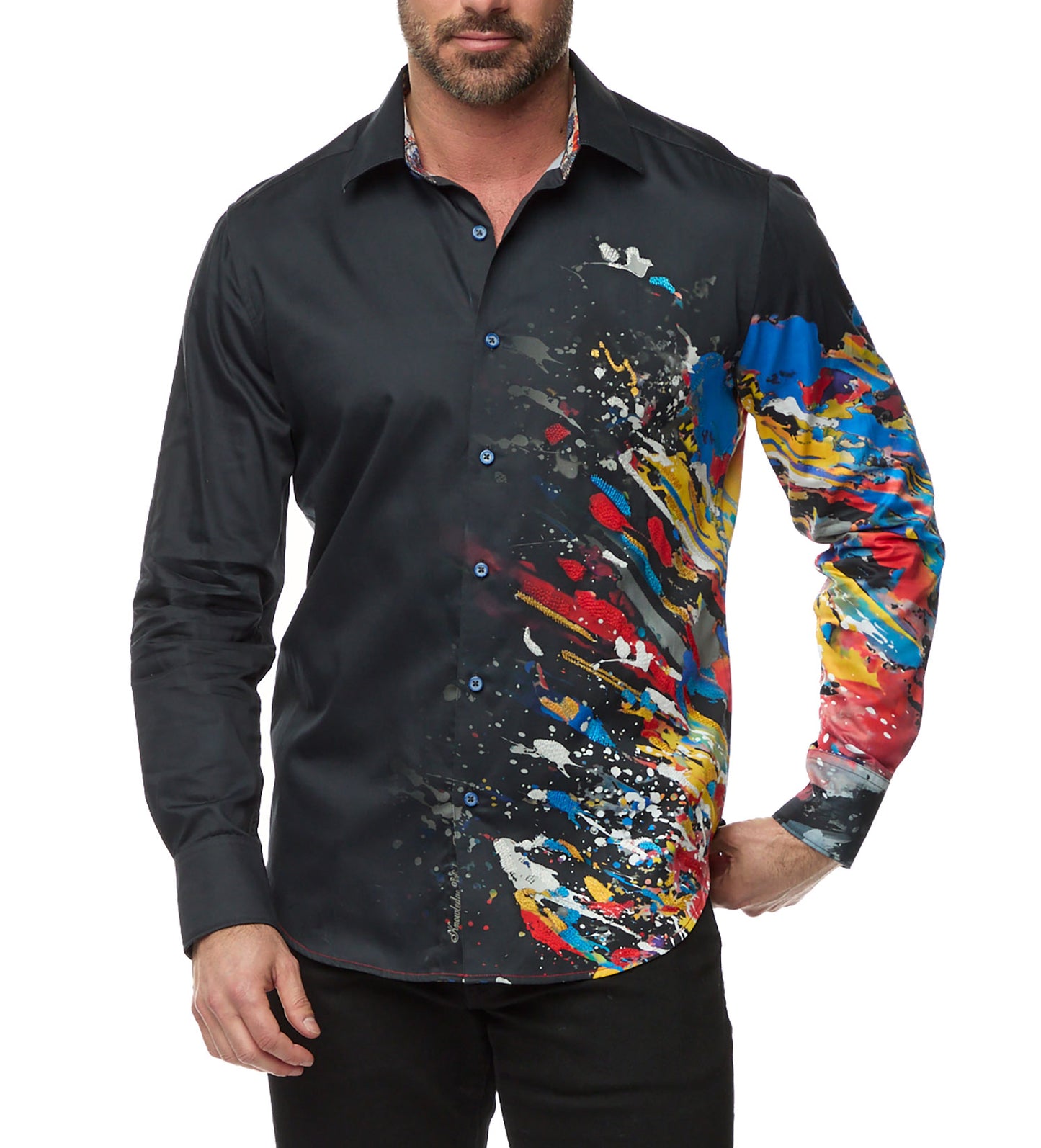 Robert Graham Knightsbridge Motorcross Embroidered Shirt