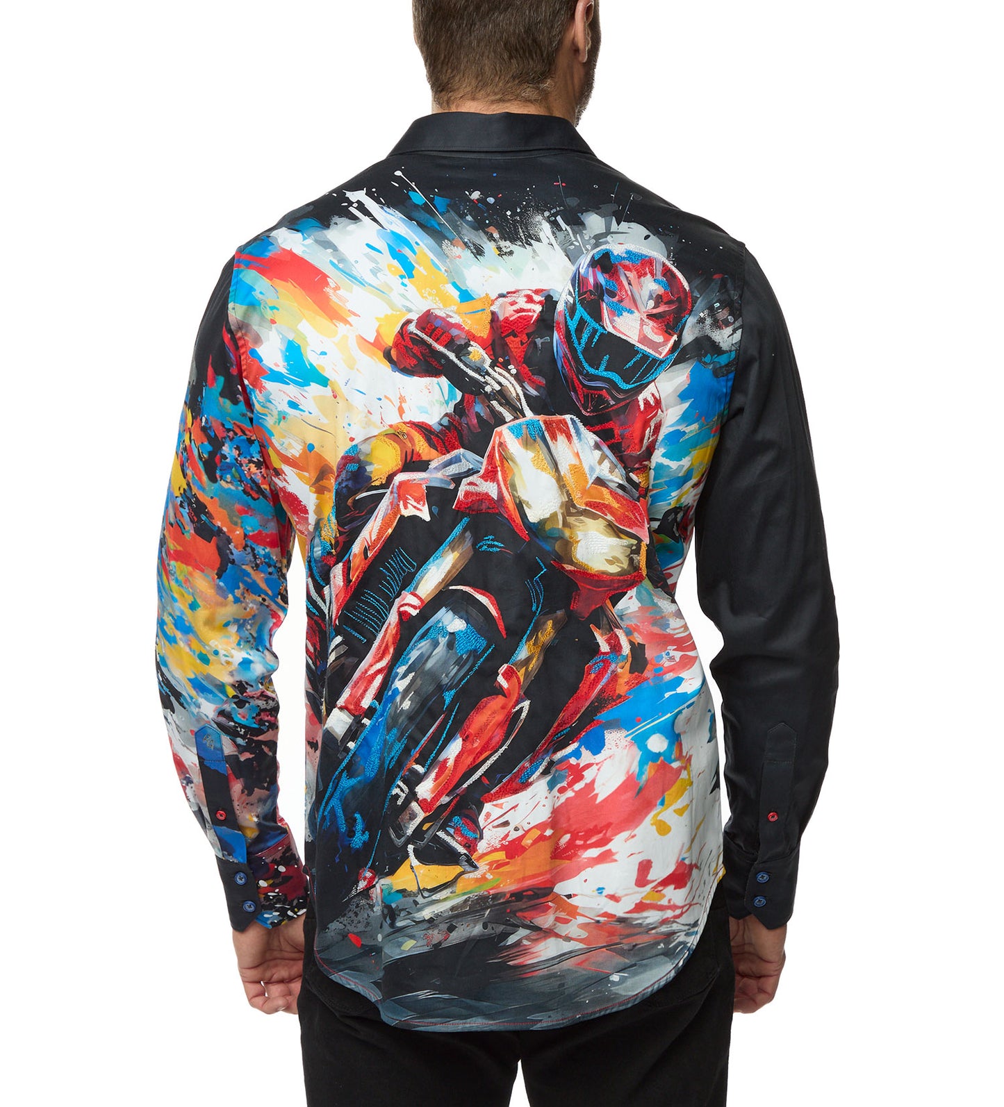 Robert Graham Knightsbridge Motorcross Embroidered Shirt