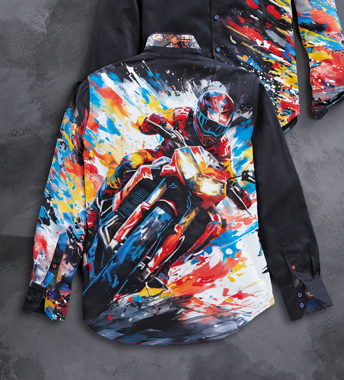 Robert Graham Knightsbridge Motorcross Embroidered Shirt