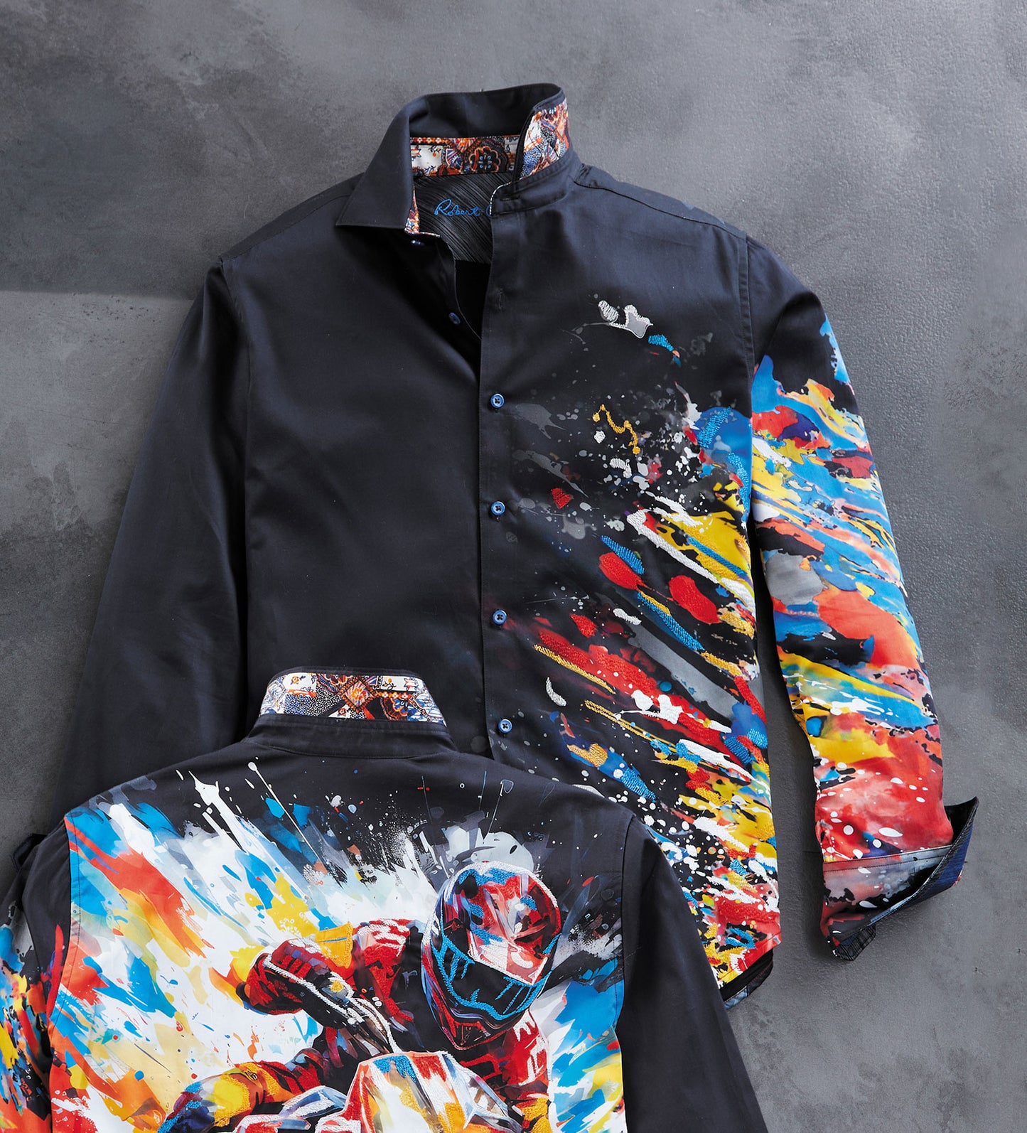 Robert Graham Knightsbridge Motorcross Embroidered Shirt