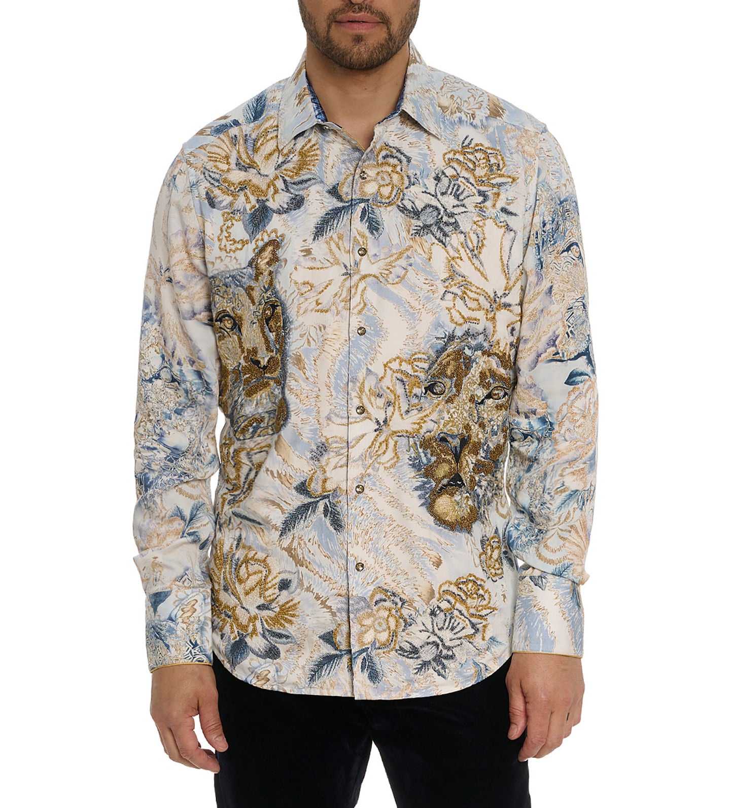 Robert Graham Limited Edition Kingnamm Embroidered Shirt