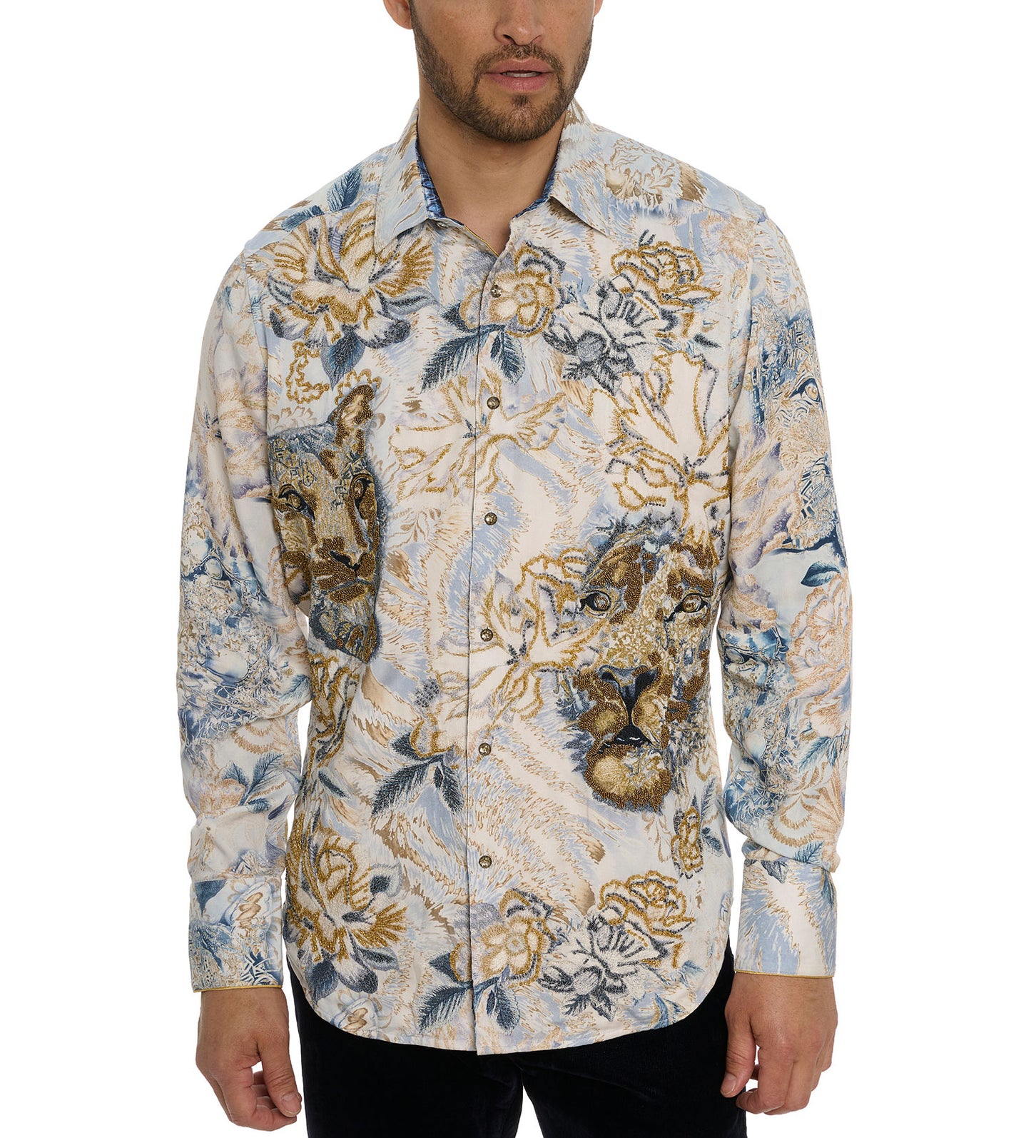 Robert Graham Limited Edition Kingnamm Embroidered Shirt