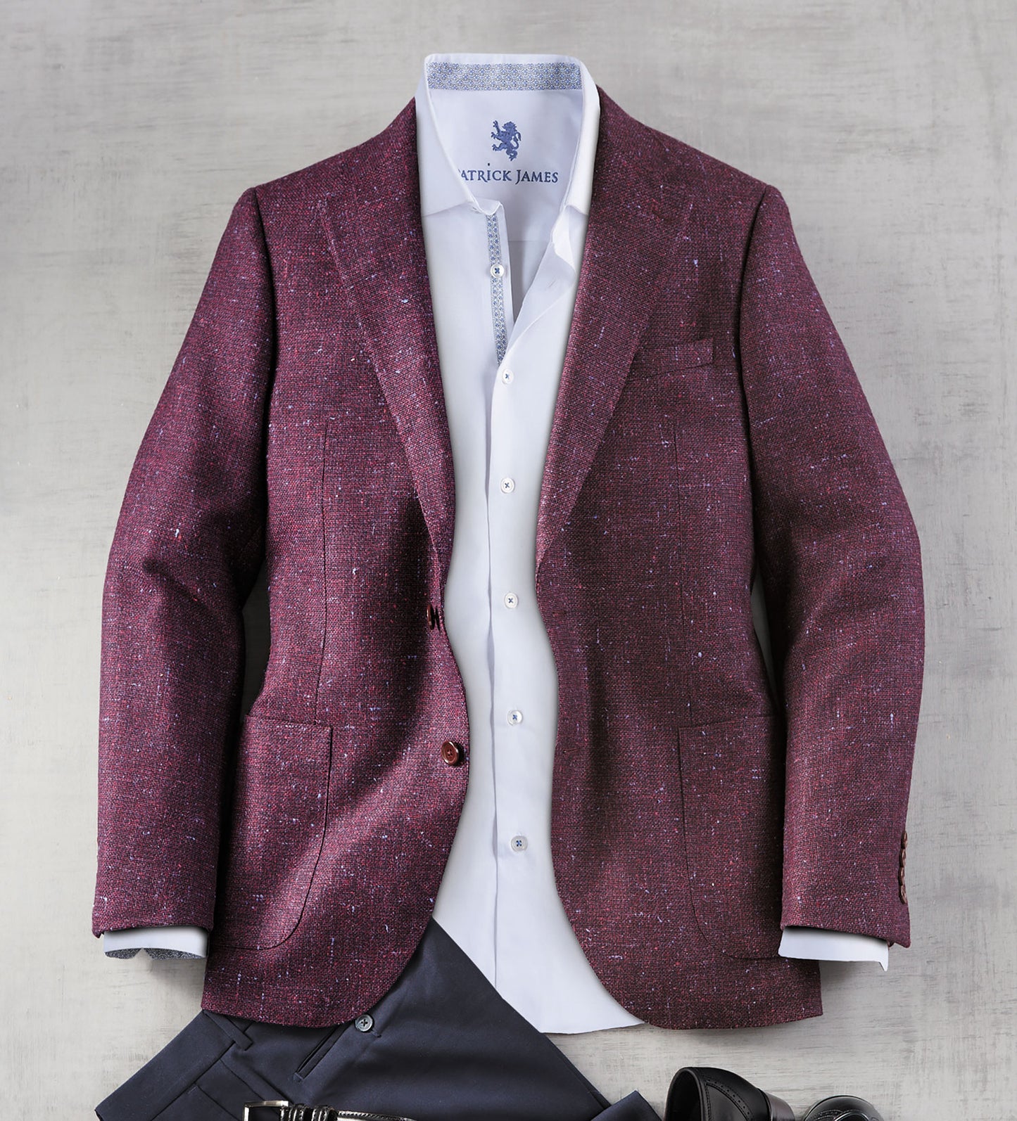 Patrick James Wine Sport Coat