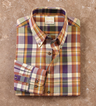 Viyella Sunburst Plaid Shirt