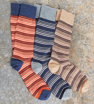 Marcoliani Simple Stripe Socks