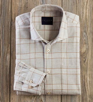 Calder Carmel Windowpane Long Sleeve Shirt