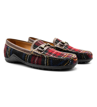 Martin Dingman Plaid Loafers