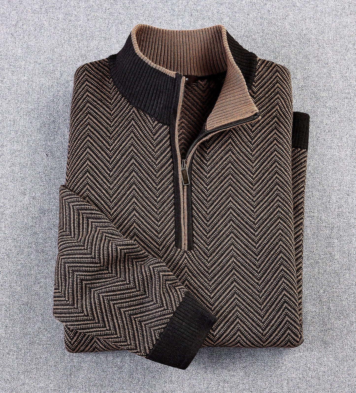 Patrick James Herringbone Sweater