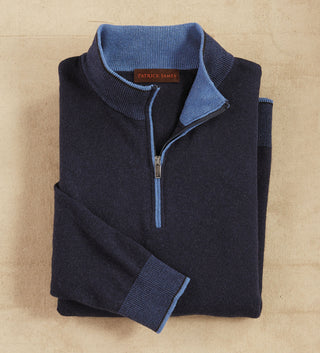 Patrick James Quarter-Zip Sweater