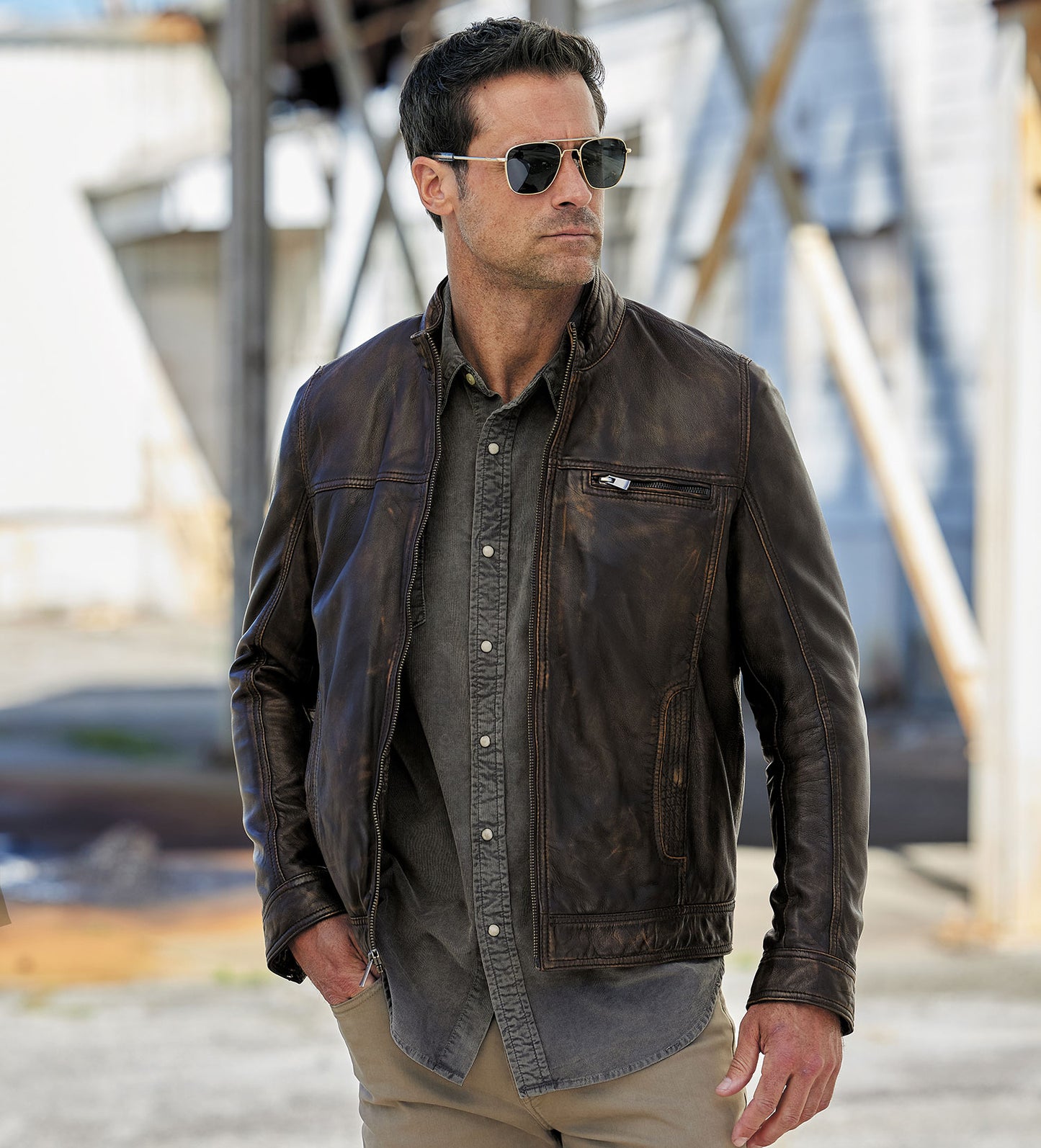 Patrick James Leather Jacket