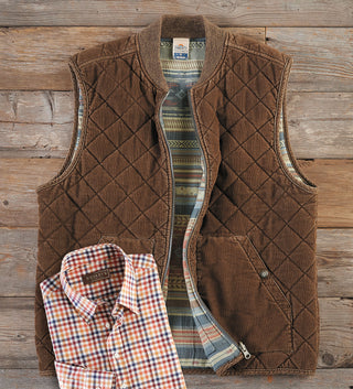 Faherty Reversible Corduroy Vest