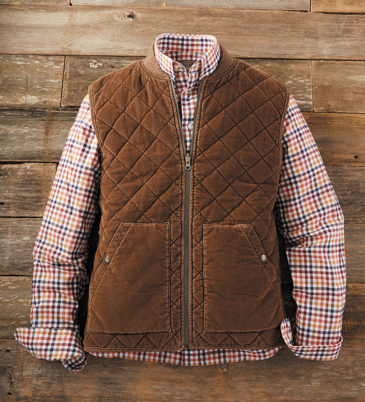 Faherty Reversible Corduroy Vest