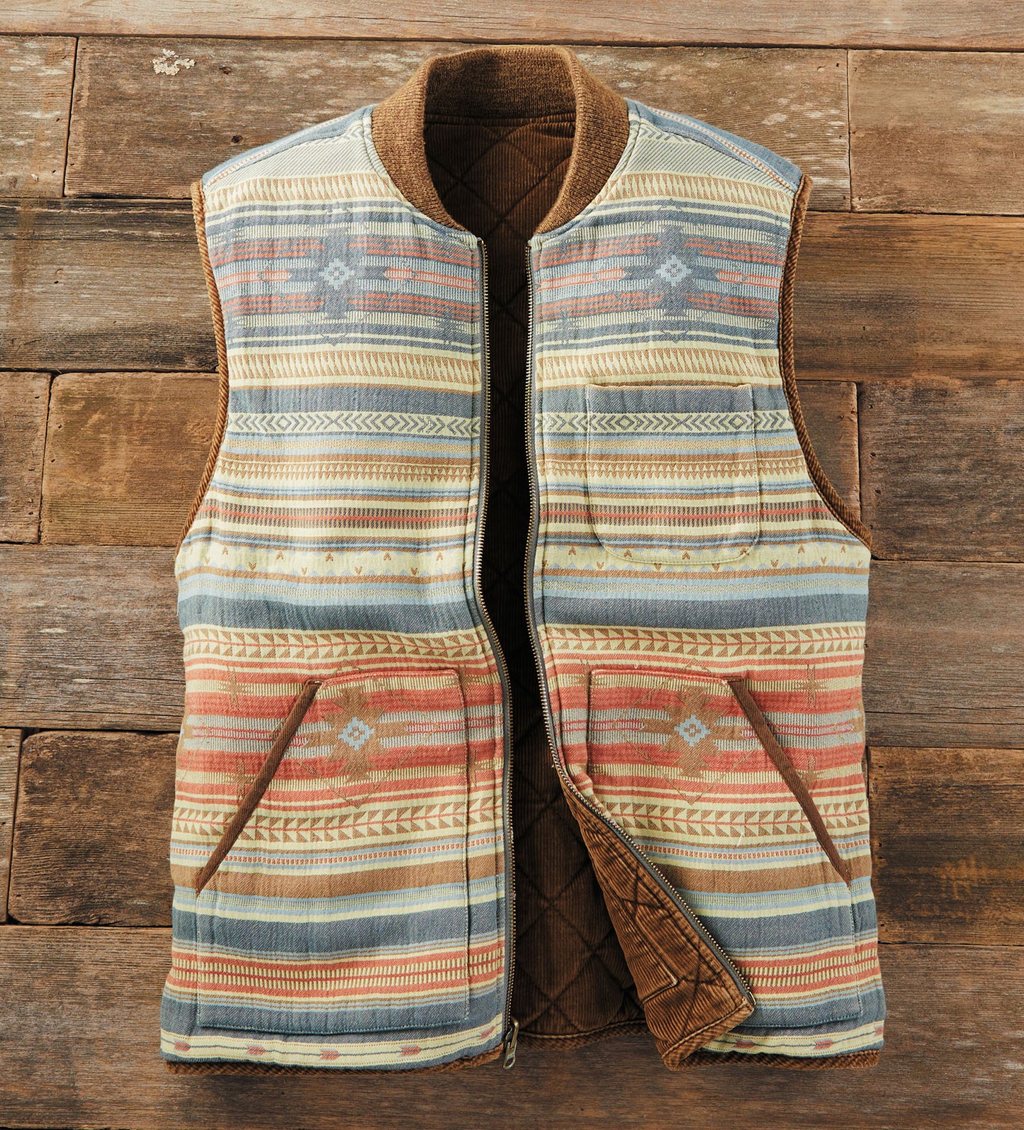 Faherty Reversible Corduroy Vest